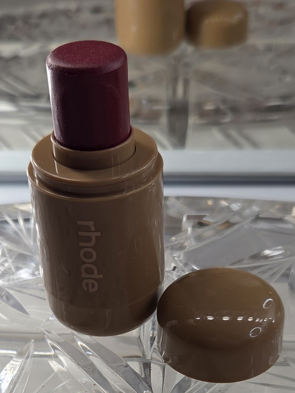RHODE POCKET BLUSH DATE CAKE WARM RED BERRY 5.3G